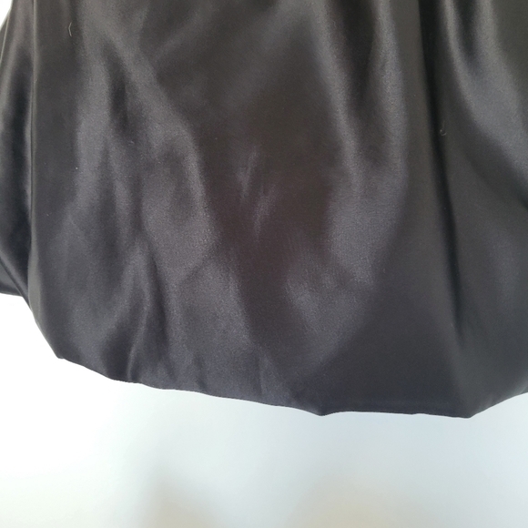 Betsey Johnson Black Strapless Bubble Hem Formal Dress size 4 - Picture 3 of 10